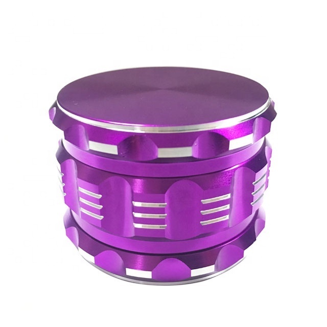 Hot Selling Metal Hemp Biodegradable 4-layer Aluminum Alloy Smoke Herb Grinder,spice Grinder