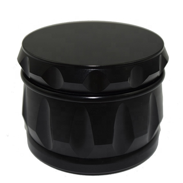 Chromium Crusher Drum 2.5 Inch 4 Piece Tobacco Spice Herb Grinder