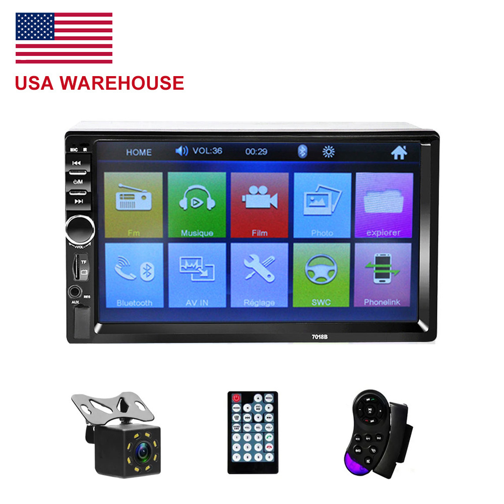 USA WAREHOUSE 2 din 7018B 7