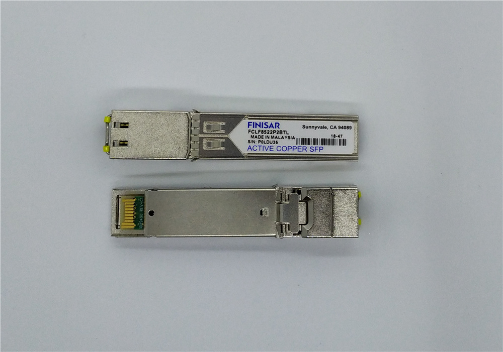 Finisar FCLF8522P2BTL Copper sfp RJ45 850nm 300m 1000BASE-T RoHS Compliant Copper SFP Transceiver