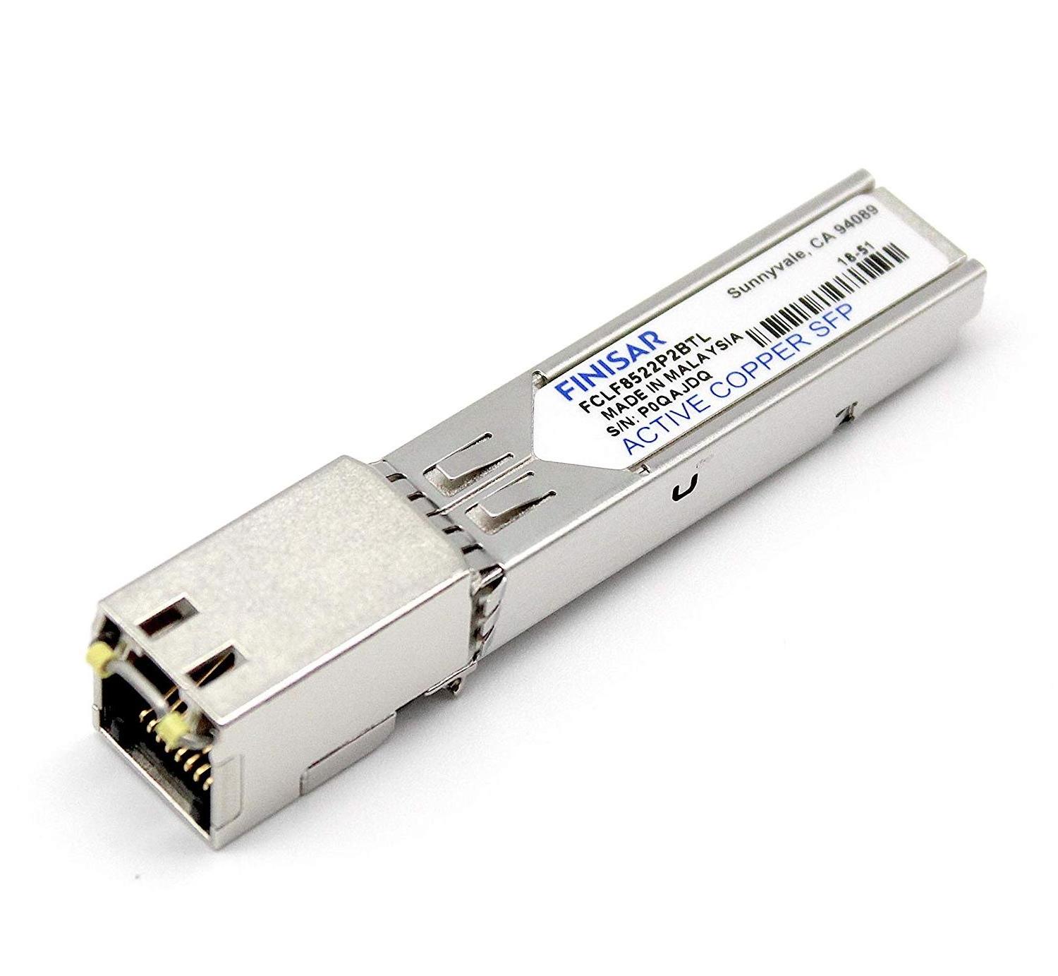 Finisar FCLF8522P2BTL Copper sfp RJ45 850nm 300m 1000BASE-T RoHS Compliant Copper SFP Transceiver