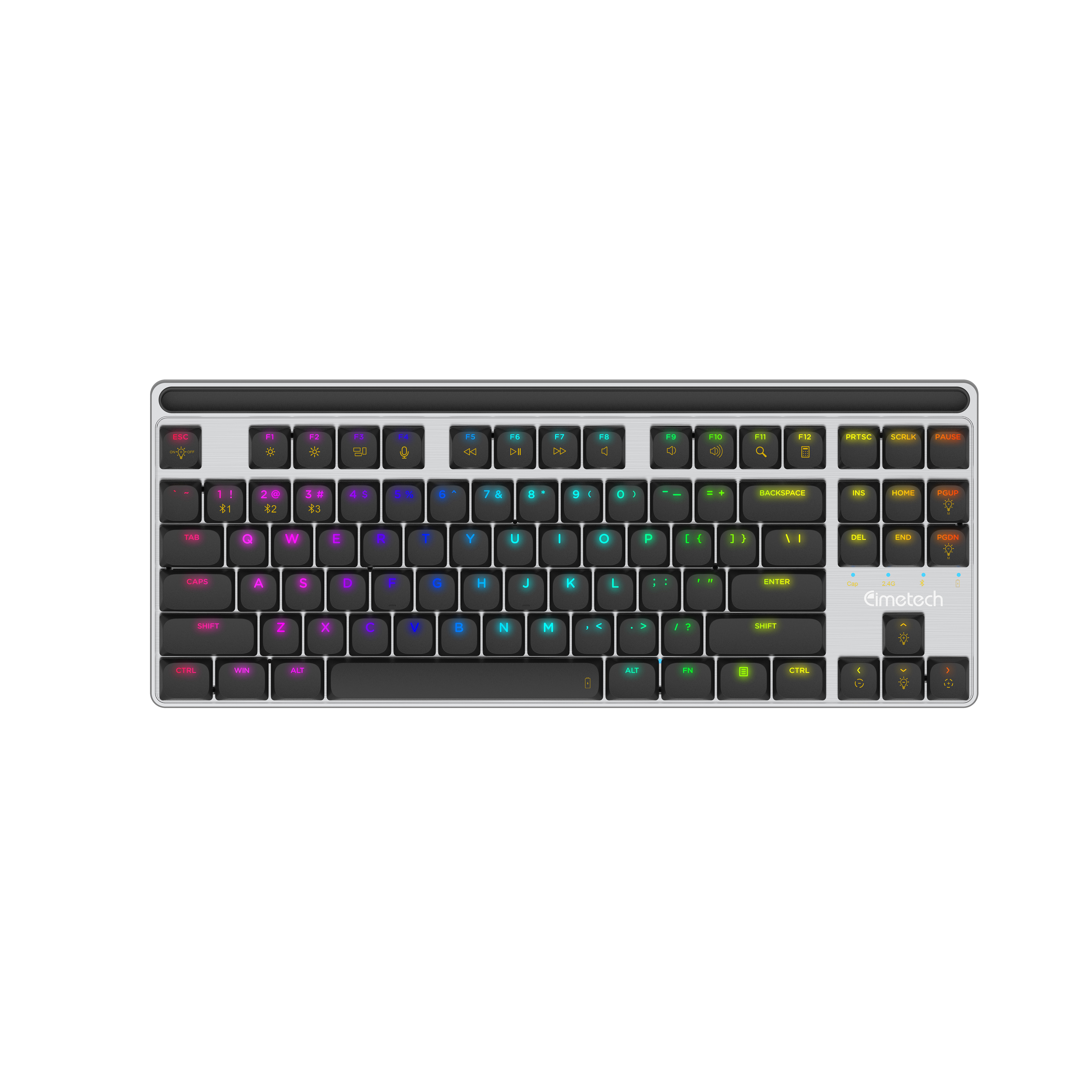 Low profile Ergonomic Cool Mechanical Keyboard Gaming Keyboard Brown Switch for PC Laptops  Computer