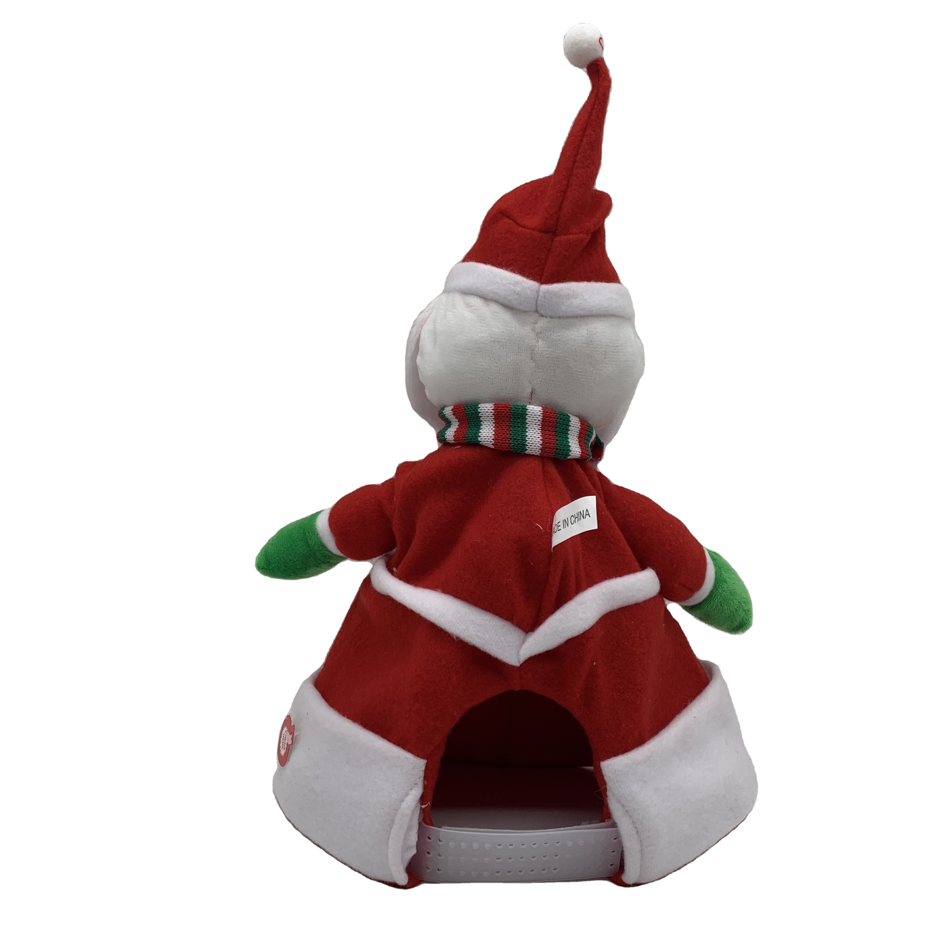 Wholesale electric plush Christmas hat Christmas decorations singing and dancing Santa Claus elk hats