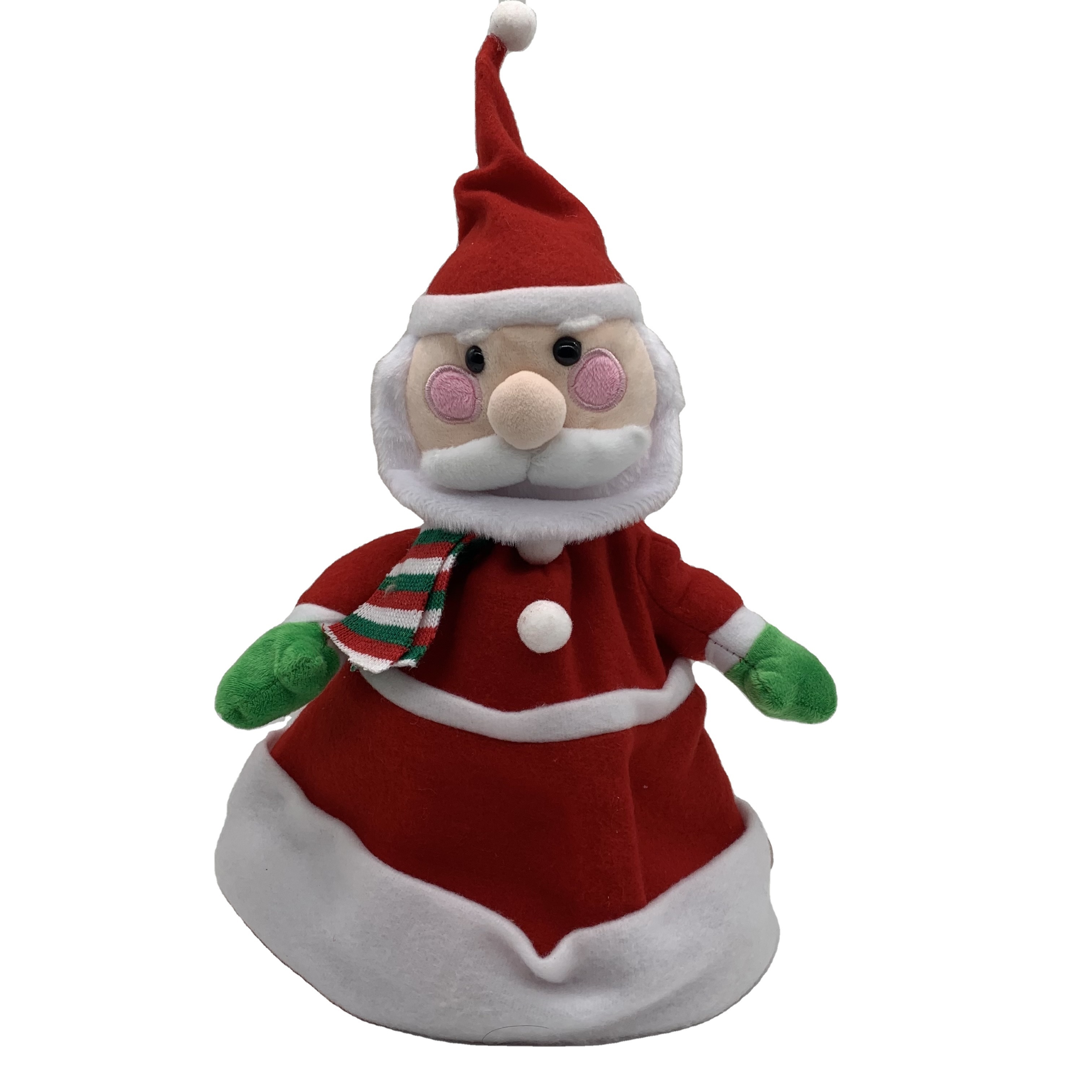 Wholesale electric plush Christmas hat Christmas decorations singing and dancing Santa Claus elk hats