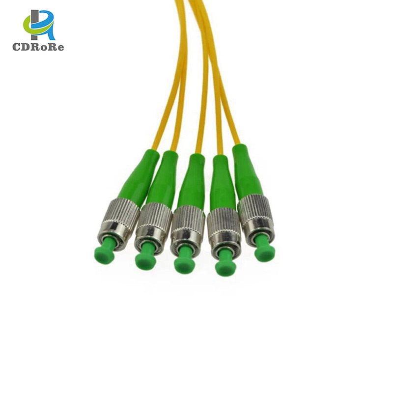 Fiber Optic Optical Mini Bare Steel Tube FC-APC Pigtail FC APC 1*3 1*4 1*8 1*16 1*32 1*64 PLC Splitter