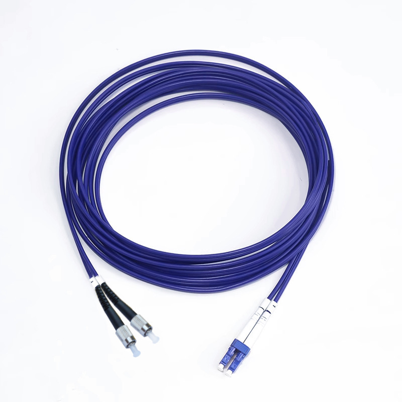 1/2/3/5/10 Meter Optical Fiber Cable With SC/LC/FC Connector,Tensile and Anti-Mouse,Indoor SM 2Core Pigtail,Armored Patch Cord