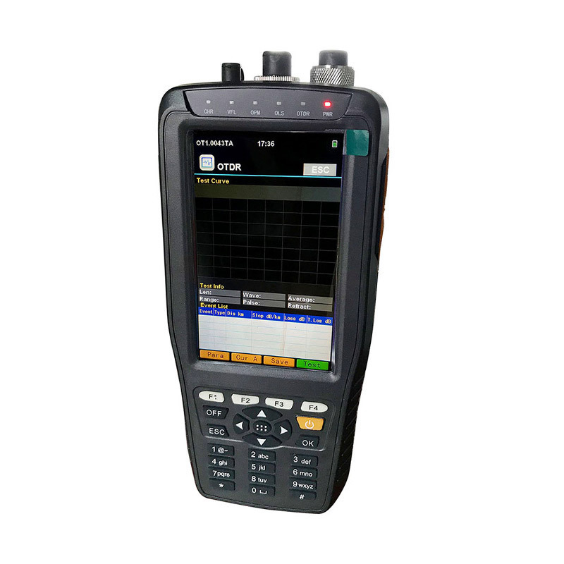 4 In 1 All in One Touch Screen 1310/1550nm VFL OPM OLS  Handheld Smart ODTR TM290 Tester Network,22/20dB,60km,English Firmware