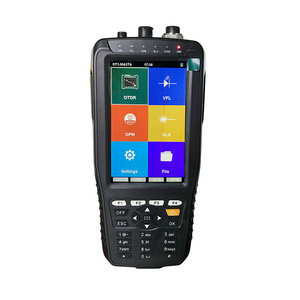 4 In 1 All in One Touch Screen 1310/1550nm VFL OPM OLS  Handheld Smart ODTR TM290 Tester Network,22/20dB,60km,English Firmware