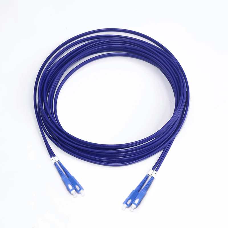 1/2/3/5/10 Meter Optical Fiber Cable With SC/LC/FC Connector,Tensile and Anti-Mouse,Indoor SM 2Core Pigtail,Armored Patch Cord