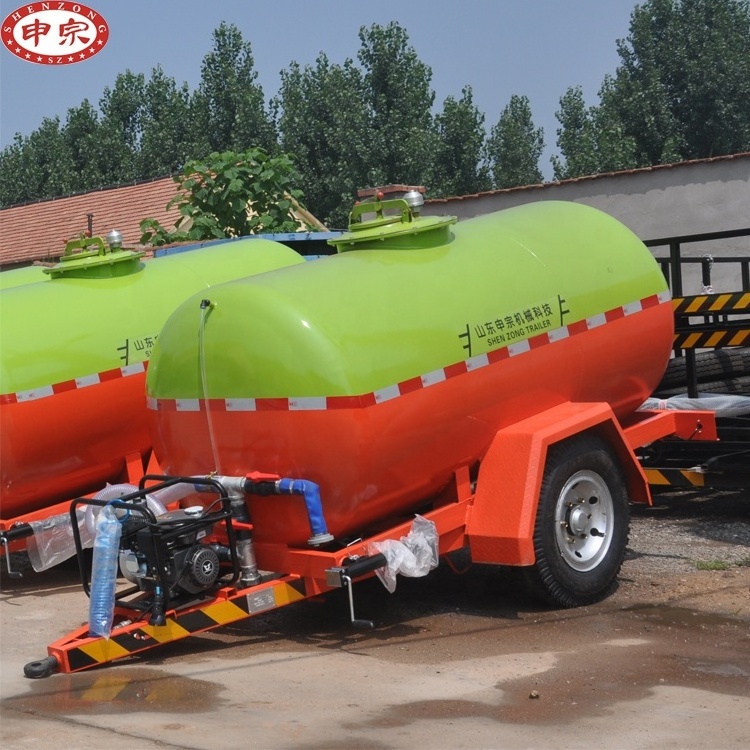 Manufacturer ISO diesel oil fuel tank trailer / water tanker for tractor