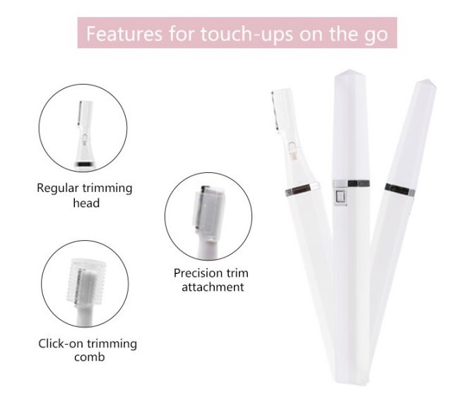 Luxury electric eyebrow Trimmer razor for women Razor Electric Shaver luxury eyebrow electric face shaver women