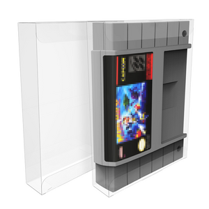 Game Accessories Cart Cartridge Protector Box for Super Nintendo Entertainment System SNES US Version