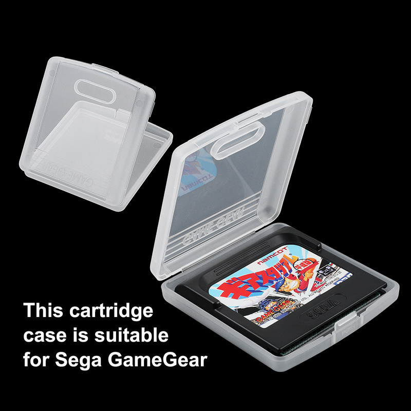 Single Game Storage Box Case for Sega Game Gear Cart GG Clear Replacement Case Protective Hard Case Accessories