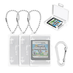 For Nintendo DS Game Card Keychain Box NDSI Cartridge Storage Mini Protective Case Pocket Portable Single Game Card Holder Micro