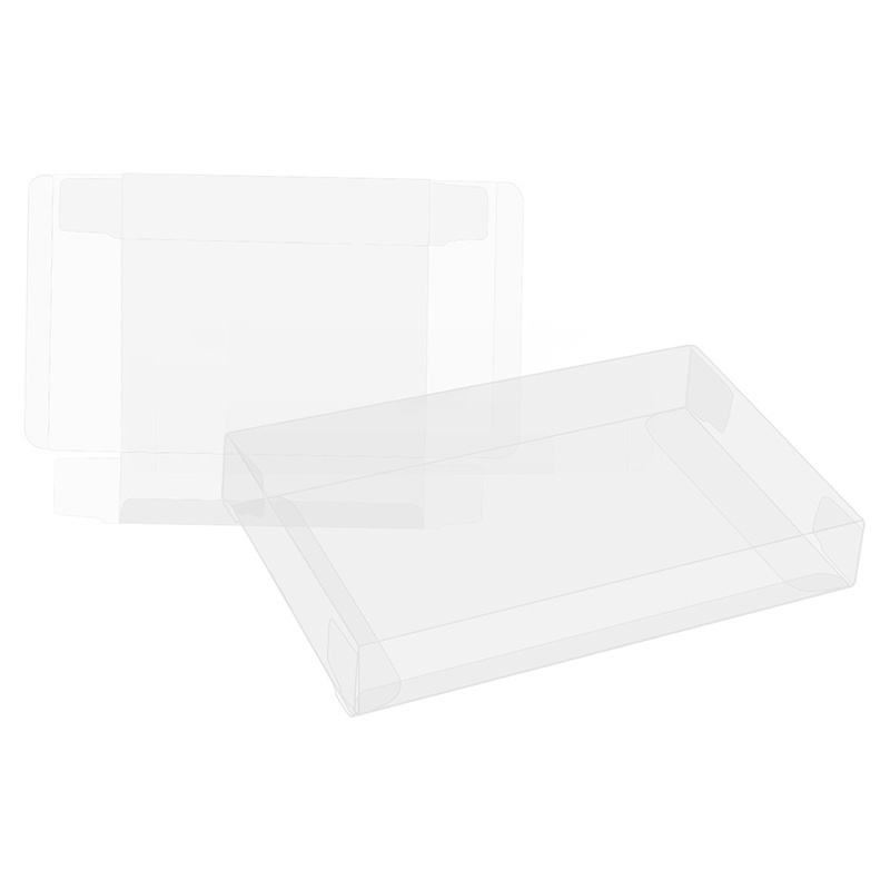 PET Transparent SNES Game Card Cartridge Protector Display Box Sleeve for Super Famicom Super Nintendo Entertainment System