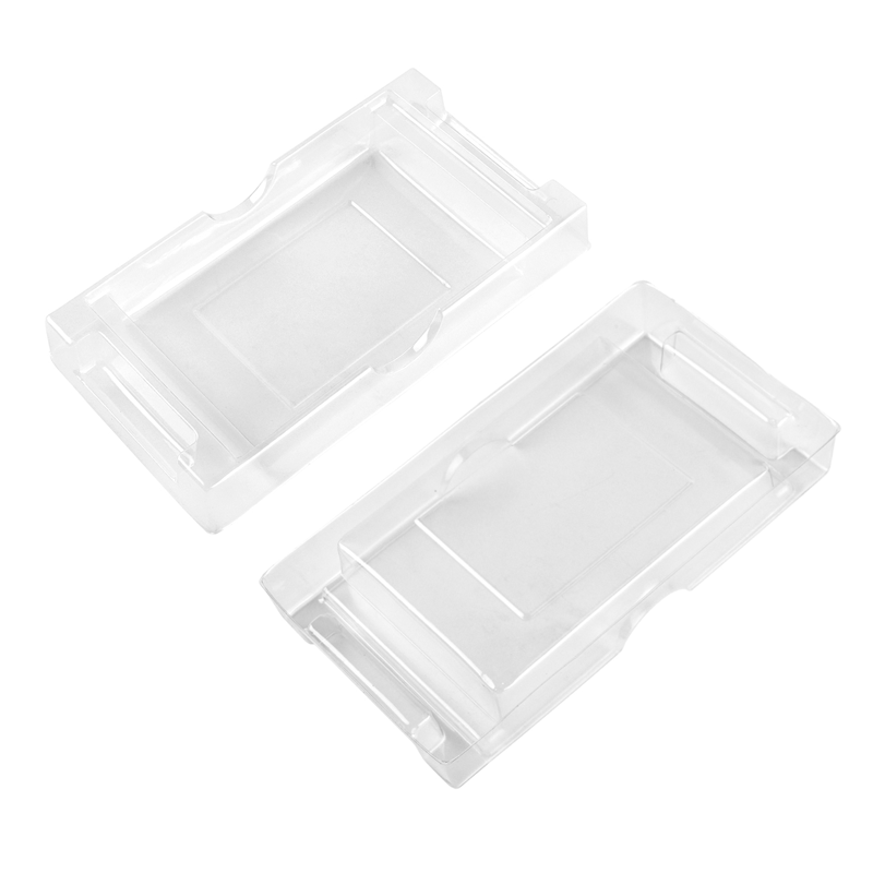 Clear Plastic SFC Cartridge Inlay Super Famicom Inserts Games Inner Tray Replacement Display Case JP Version