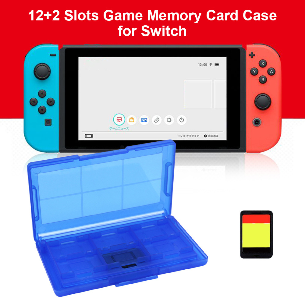 12 in 1 Switch Case Game  OLED Cartridge  Holder Storage Box Organizer  for Switch Lite Games Holder Joystick Cap