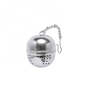 High Quality Casual Ball Filter Diffuser Tea Silver Strainer Stainless Steel 304 Tea Infuser Bottle For Home