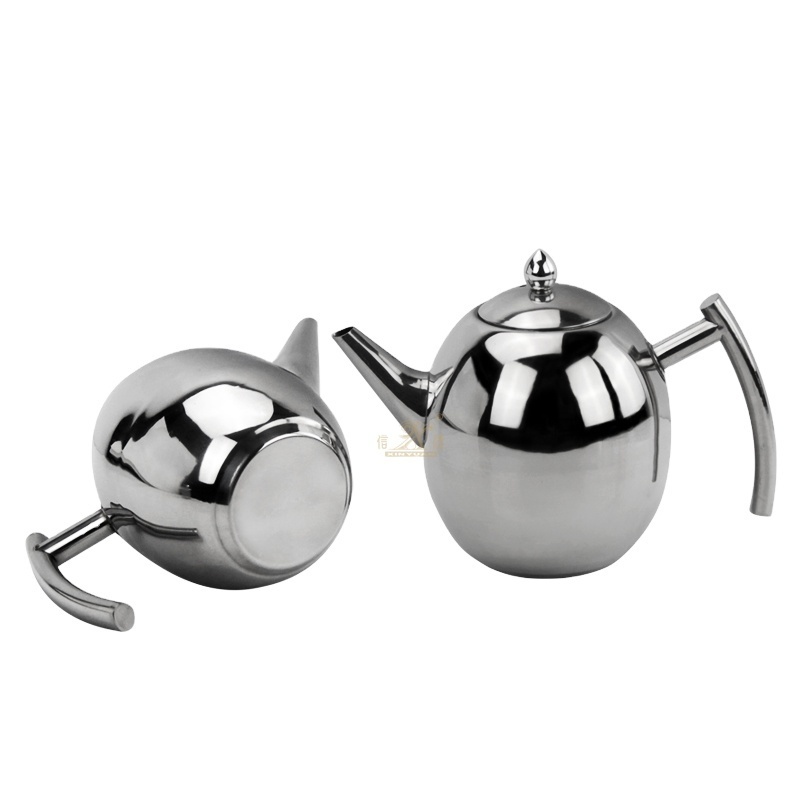 New Design Stainless Steel Water Kettle  Tea Pot With Removable Infuser  For Loose Leaf Tea Herbal Spices