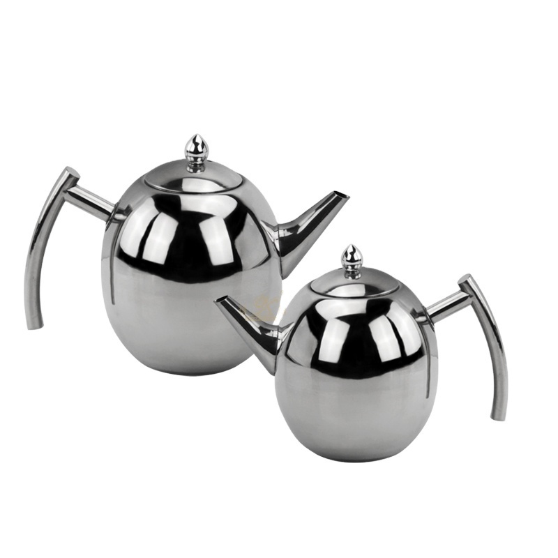 New Design Stainless Steel Water Kettle  Tea Pot With Removable Infuser  For Loose Leaf Tea Herbal Spices