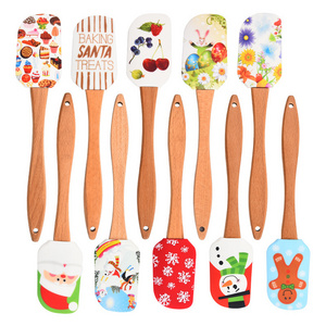 45g Food Grade Pastry Baking Cooking Utensil Butter Spatula 2023 Newest Pattern Kitchen Gadget Cake Tool Silicone Scraper