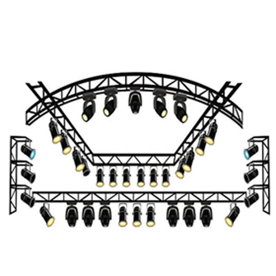 Aluminum Concert Event Stage Line Array Speaker Stand Truss Lighting