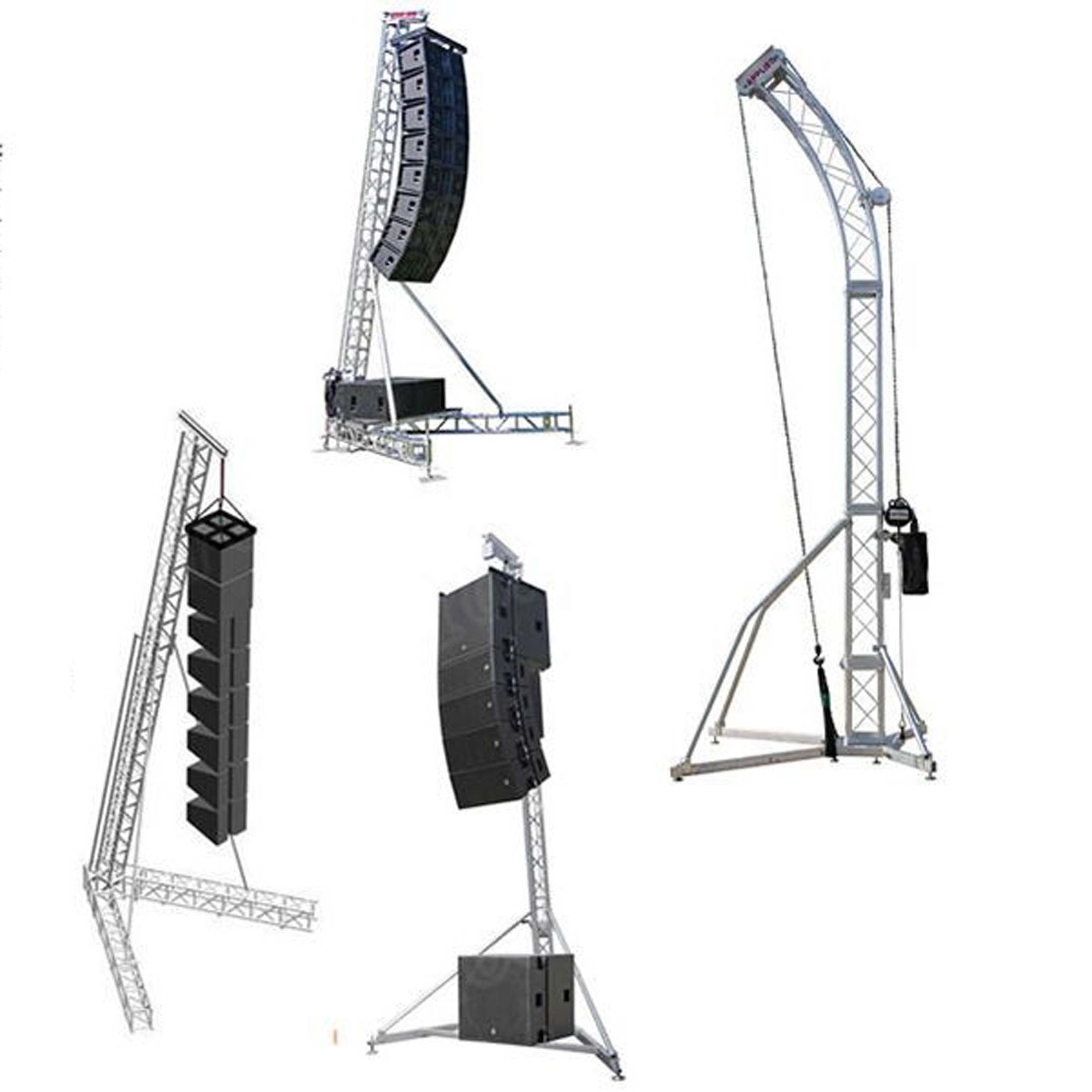 Decoration Customized Line Array Speaker Truss Stand Tower Lift Truss