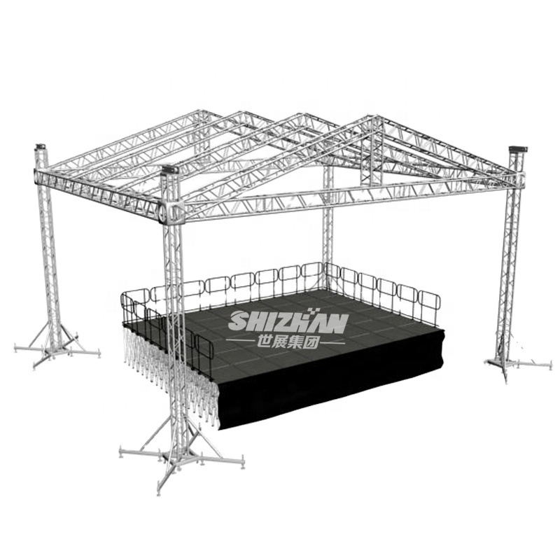 aluminum line array speaker truss stand/mini tower aluminum truss