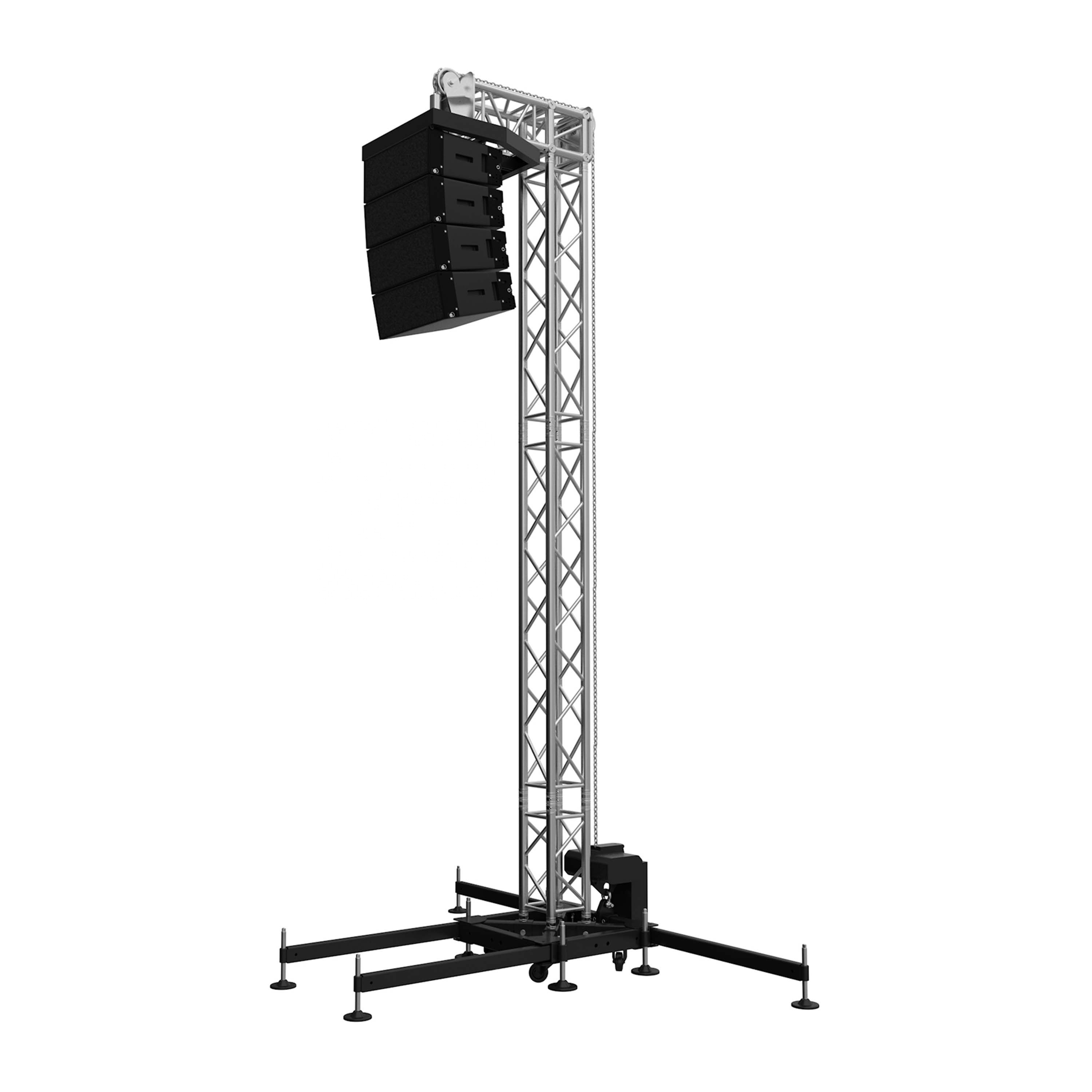 Decoration Customized Line Array Speaker Truss Stand Tower Lift Truss