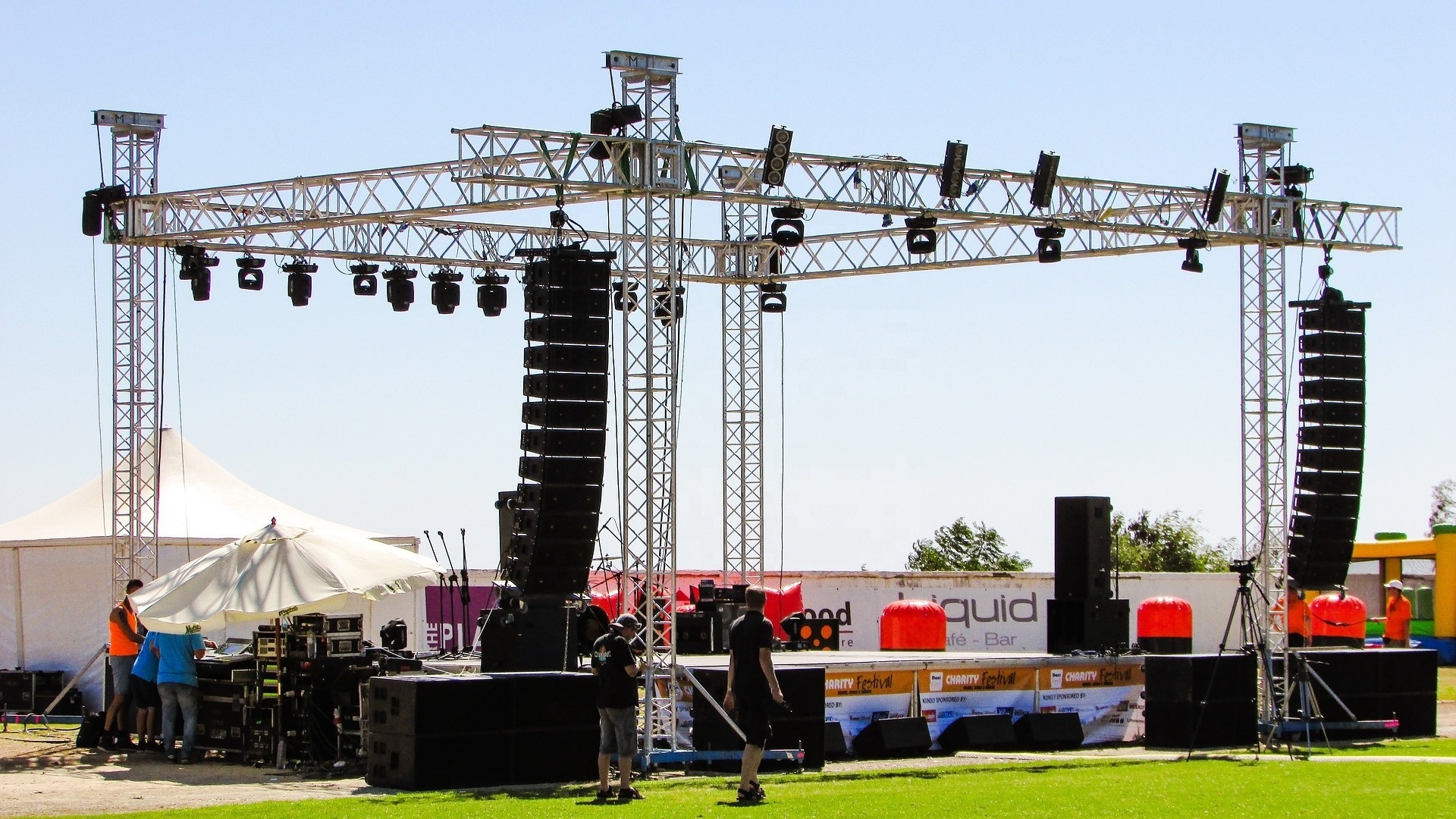 truss manufacturer aluminum line array speaker truss stand tower