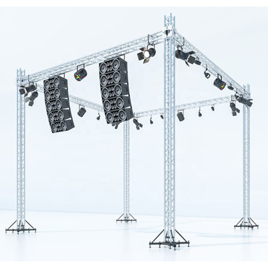 Aluminum Concert Event Stage Line Array Speaker Stand Truss Lighting