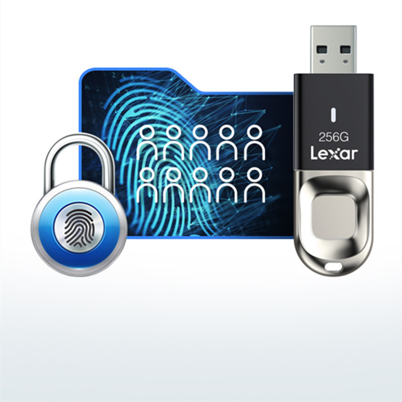 Wholesale Lexar Jumpdrive Fingerprint Encryption F35 USB 3.0 Memory Flash Drives Key Mini Pendrive