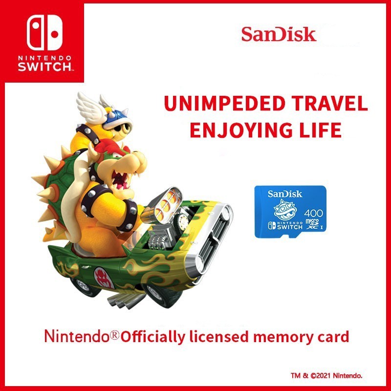 sandisk nintendo switch SDSQXAO 64GB 128GB 256GB 400GB 512GB UHS-I Memory Card Up to 100MB/s TF Card for Nintendo Switch