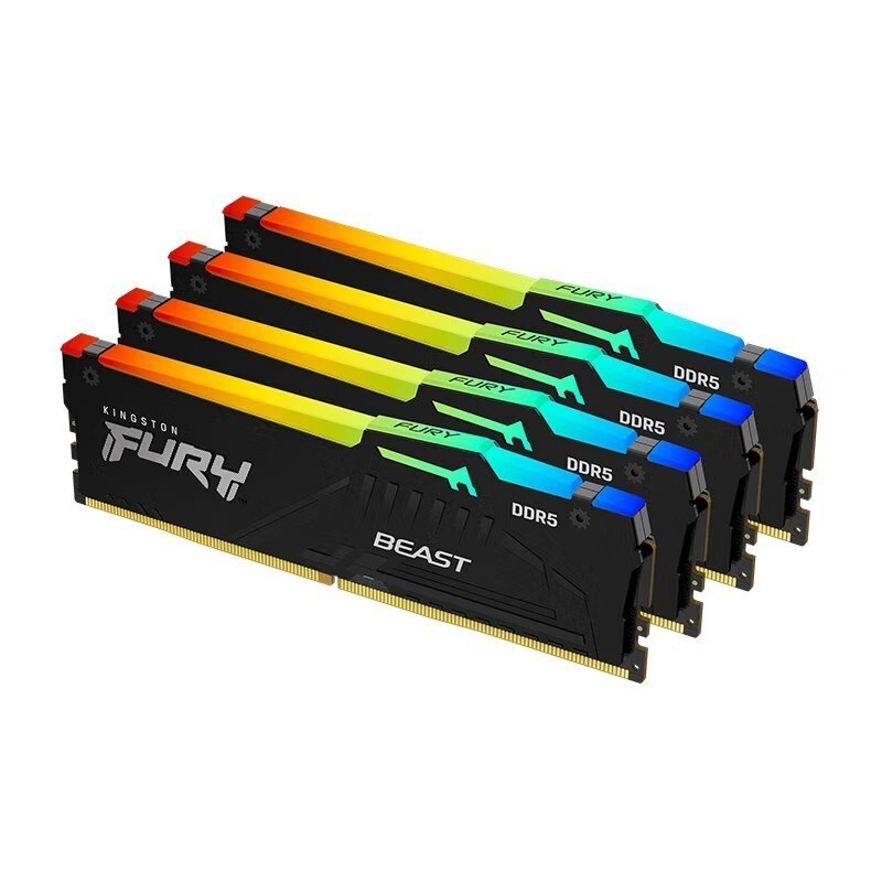 Kingston FURY 5600mhz RGB Original 8GB 16GB 32GB 64GB DDR5 Black Desktop Stock Memoria Ram Ddr 2 4gb Para Notebook Video 6 Gb