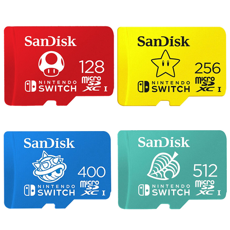 sandisk nintendo switch SDSQXAO 64GB 128GB 256GB 400GB 512GB UHS-I Memory Card Up to 100MB/s TF Card for Nintendo Switch