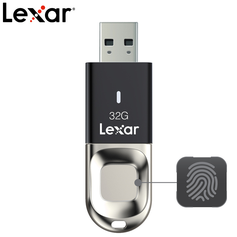 Wholesale New Arrive Lexar Fingerprint F35 USB Jumpdrive USB 3.0 Flash Drive Pen drive Lexar F35