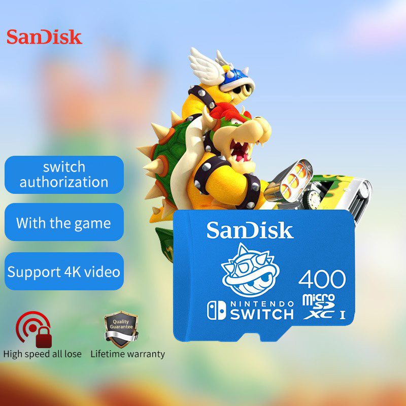 For nintendo switch sandisk 400gb SDSQXAO UHS-I game memory Transflash cards