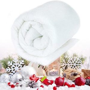 Hot Sale Christmas Snow Blanket roll 5 Foot X 9.9 Foot Artificial Snow for Winter Village Displays Soft and Fluffy Snow