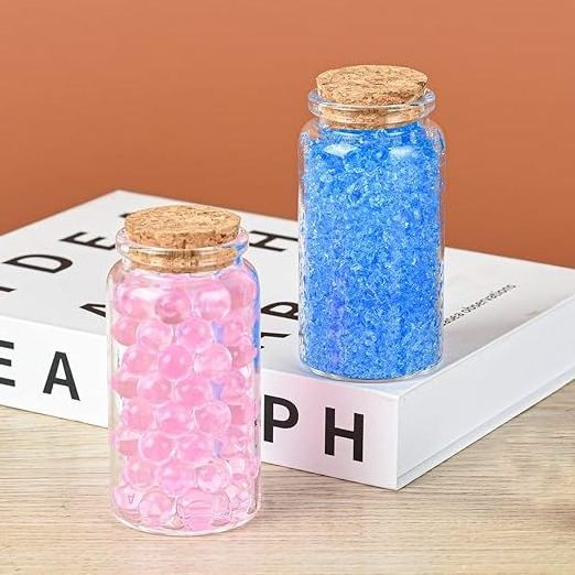 2024 Heart Shaped Glass Jars with Cork Lids 150ml clear glass etumax royal honey jars with metal lids