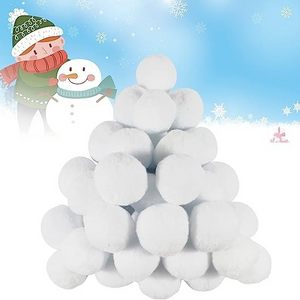 Snowballs for Kids Indoor Artificial Snowballs Winter Xmas Decoration Indoor Plush Snowballs for Kids