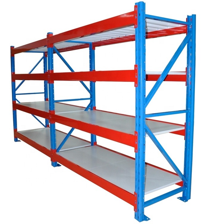 Cheap industrial warehouse heavy load rack with reasonable price Medium Duty Metal Racking / Steel Storage Changshu automated