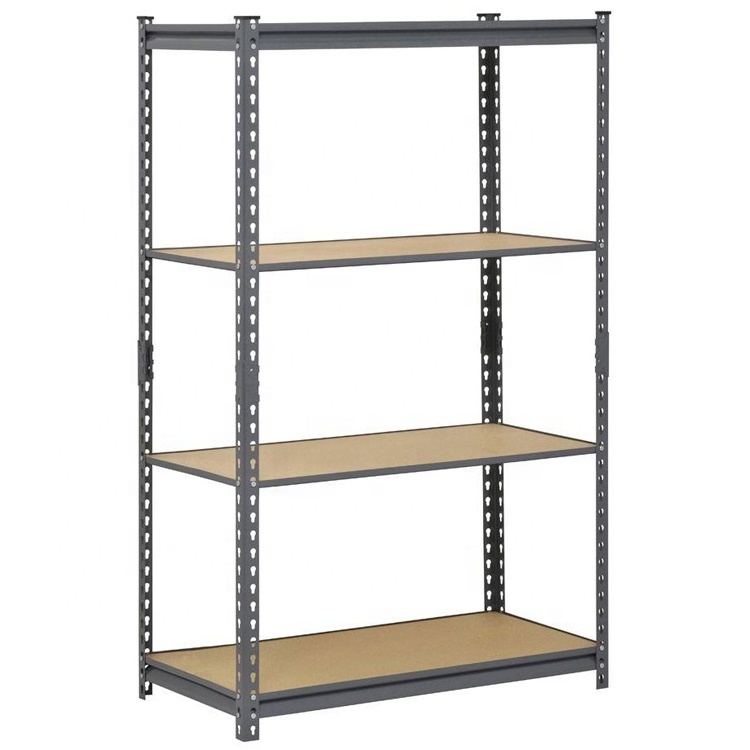 5 Tier Black Plastic Shelving Racking Storage Unit Shelf boltless shelf