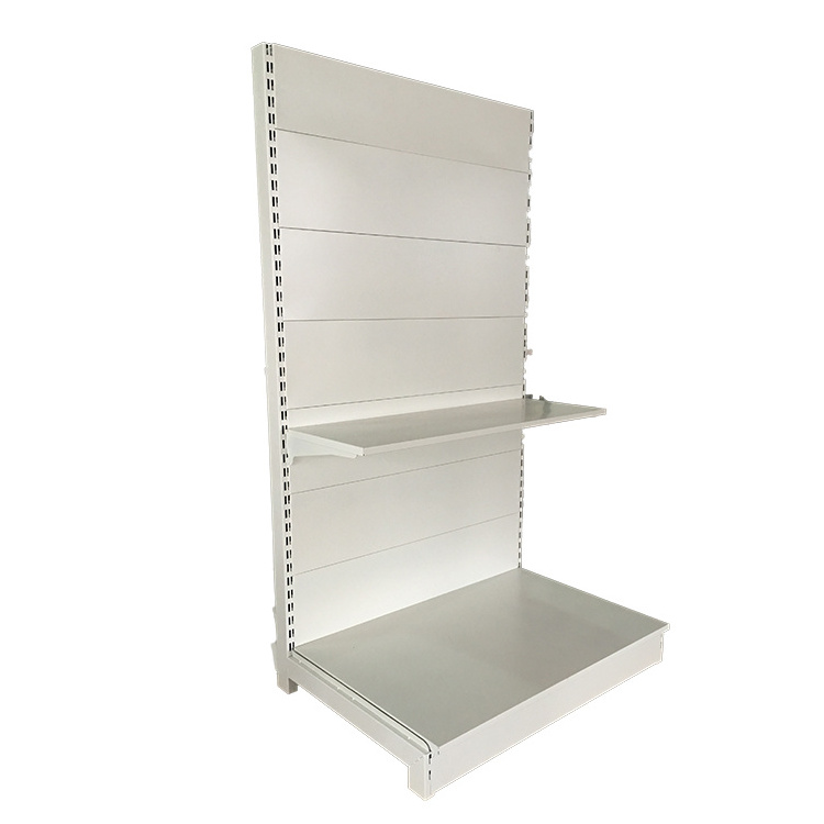 Quality Assurance Single Side Powder Cosmetic Store Commercial Display Shelf Gondola Shelves Hardware Store