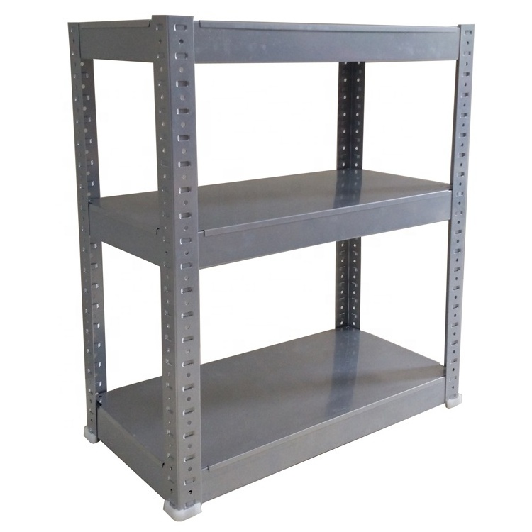 5 Tier Black Plastic Shelving Racking Storage Unit Shelf boltless shelf