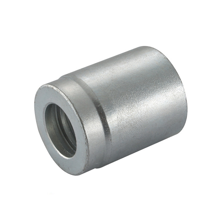 Cnc Machining Natural White Anodized Aluminum Tube Zinc Plating Nickel plating Sand Blasting Silver Surface treatment