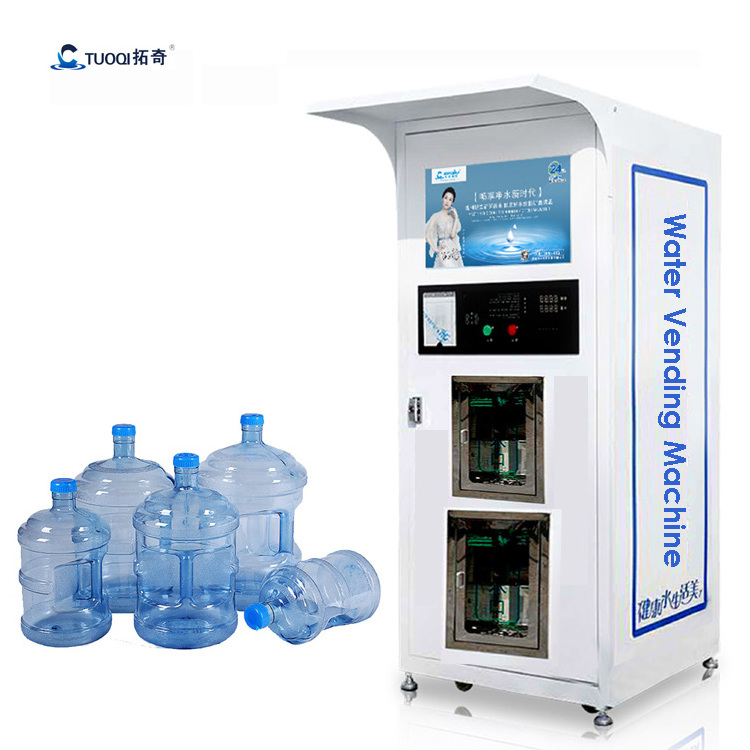 2 windows Reverse Osmosis Purified Drinking Water Vending Machine