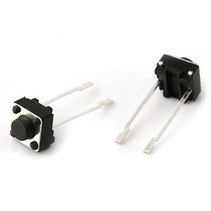 tact switch push button 6x5mm 6*5mm long pins horizontal mini push tactile switch