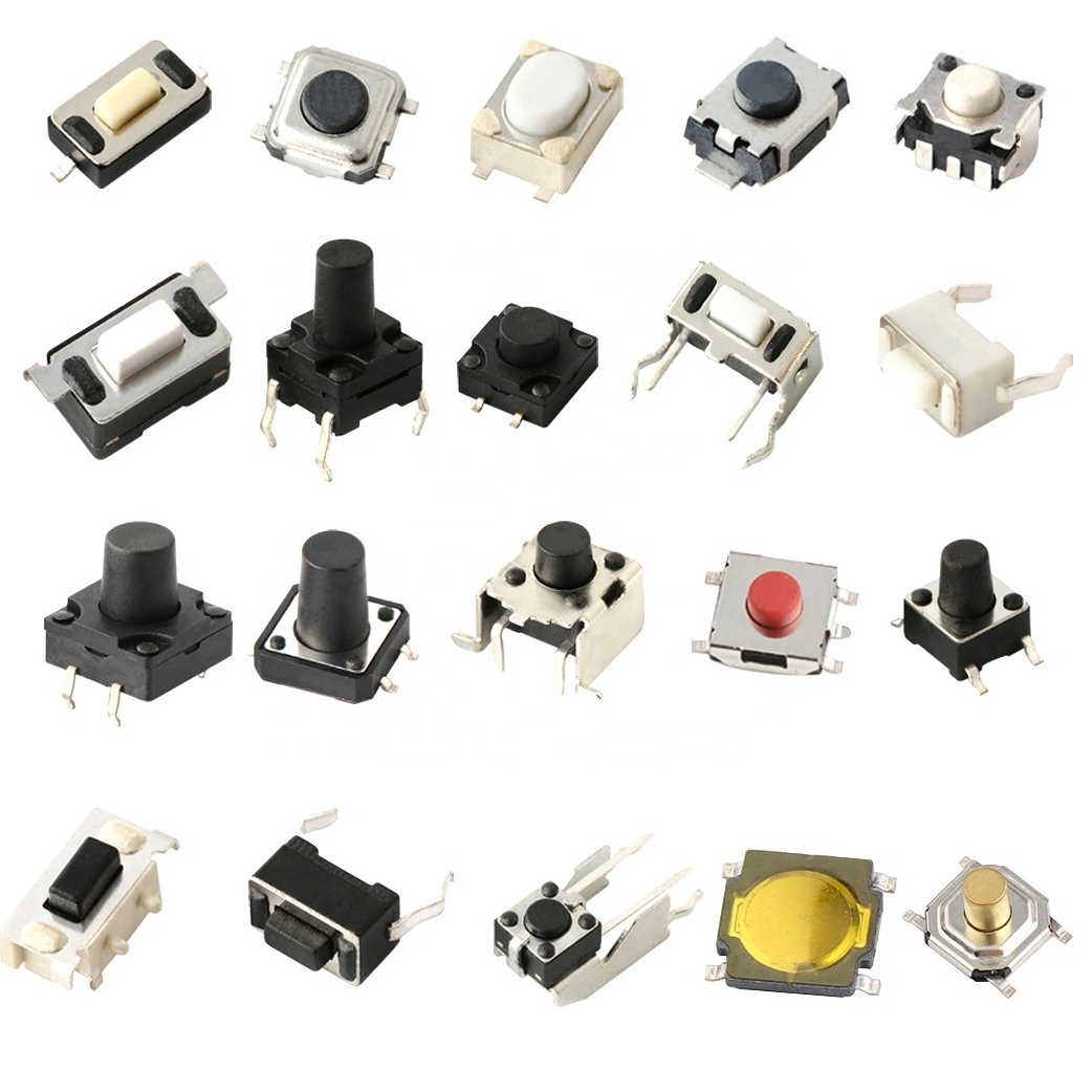 tact switch push button 6x5mm 6*5mm long pins horizontal mini push tactile switch