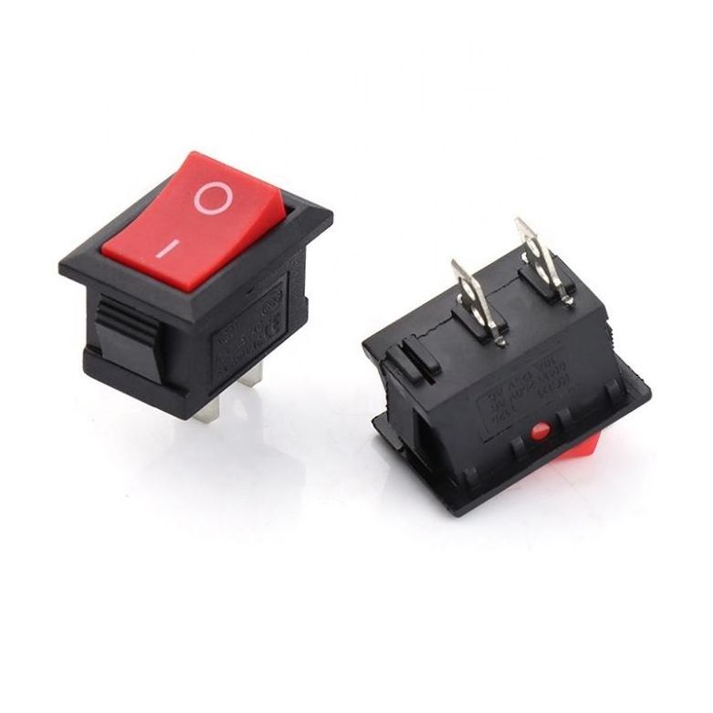 15*21mm 2pin 2positions on-off rocker switches KCD1 red rocker switch 6A 250VAC