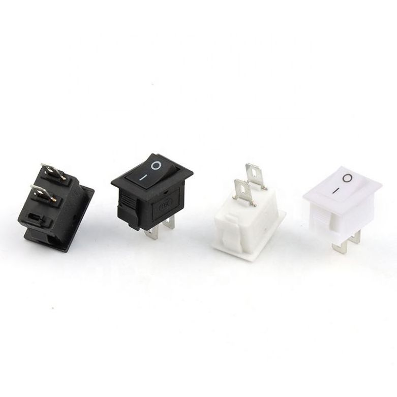 2positions 6A 125V rocker switches 10*15mm kcd1-101 on-off kcd1 square rocker switch